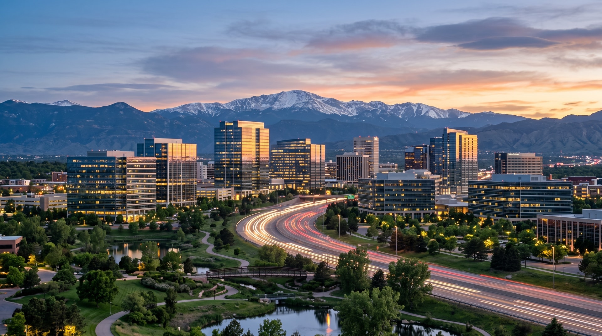 Commercial cleaning in Greenwood Village, Colorado β Denver Tech Center towers and the Front Range