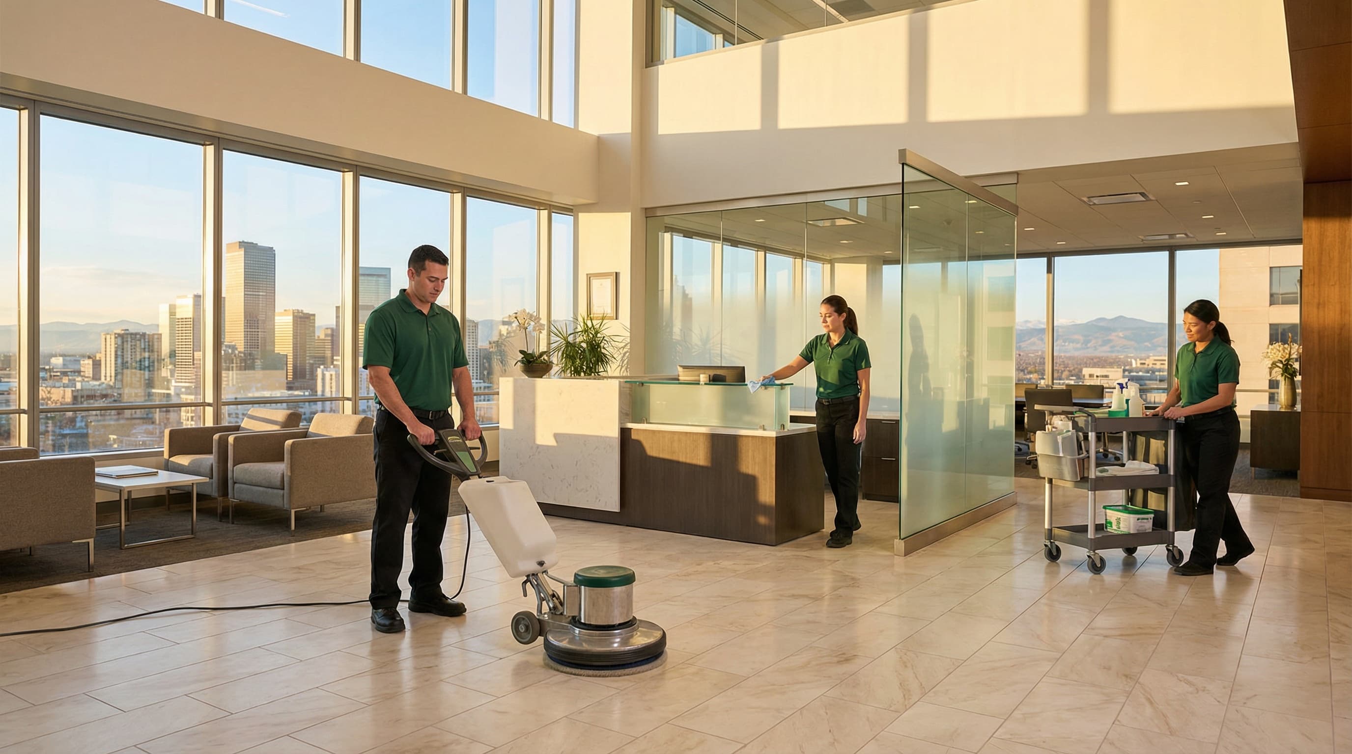 Professional commercial cleaning services in Denver