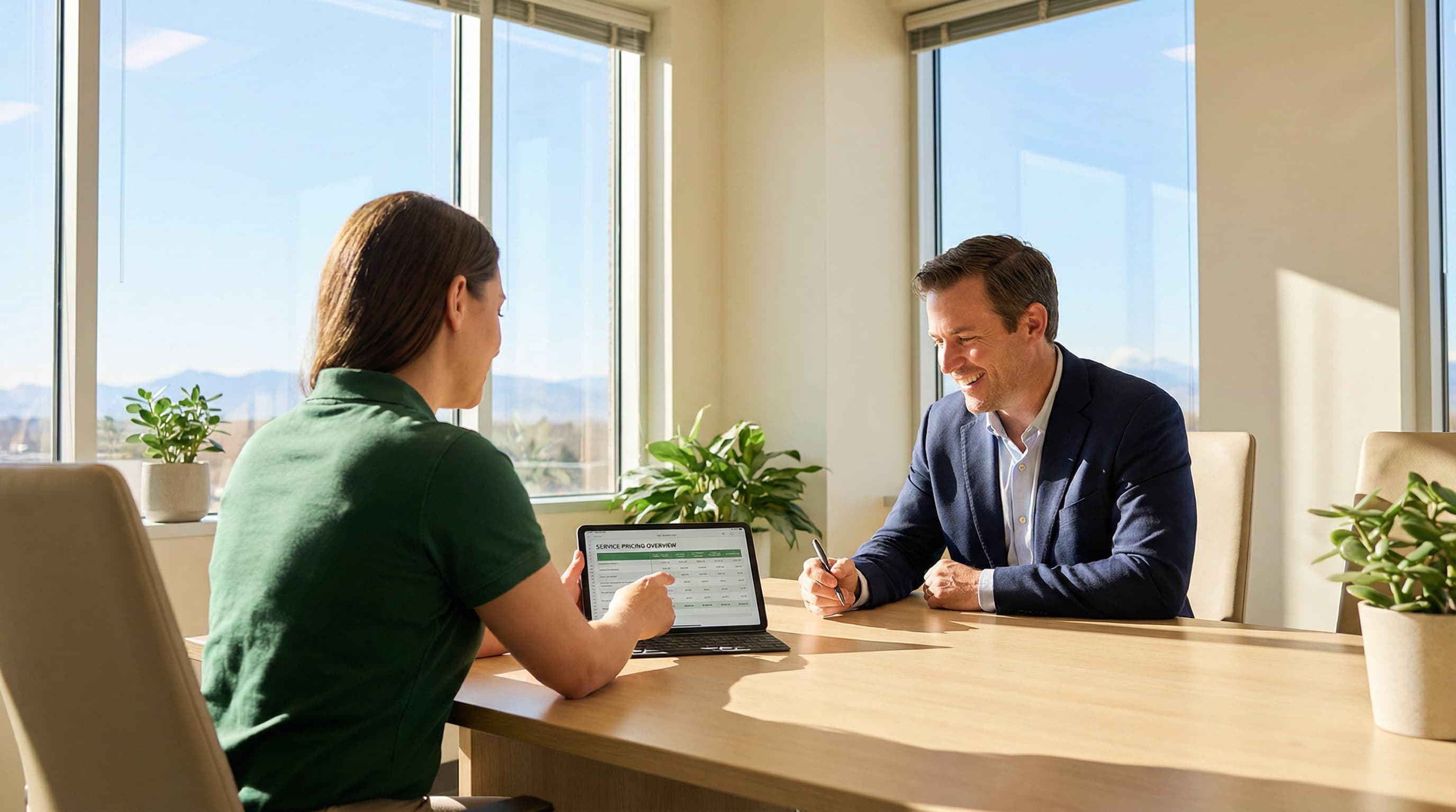 Professional cleaning consultation