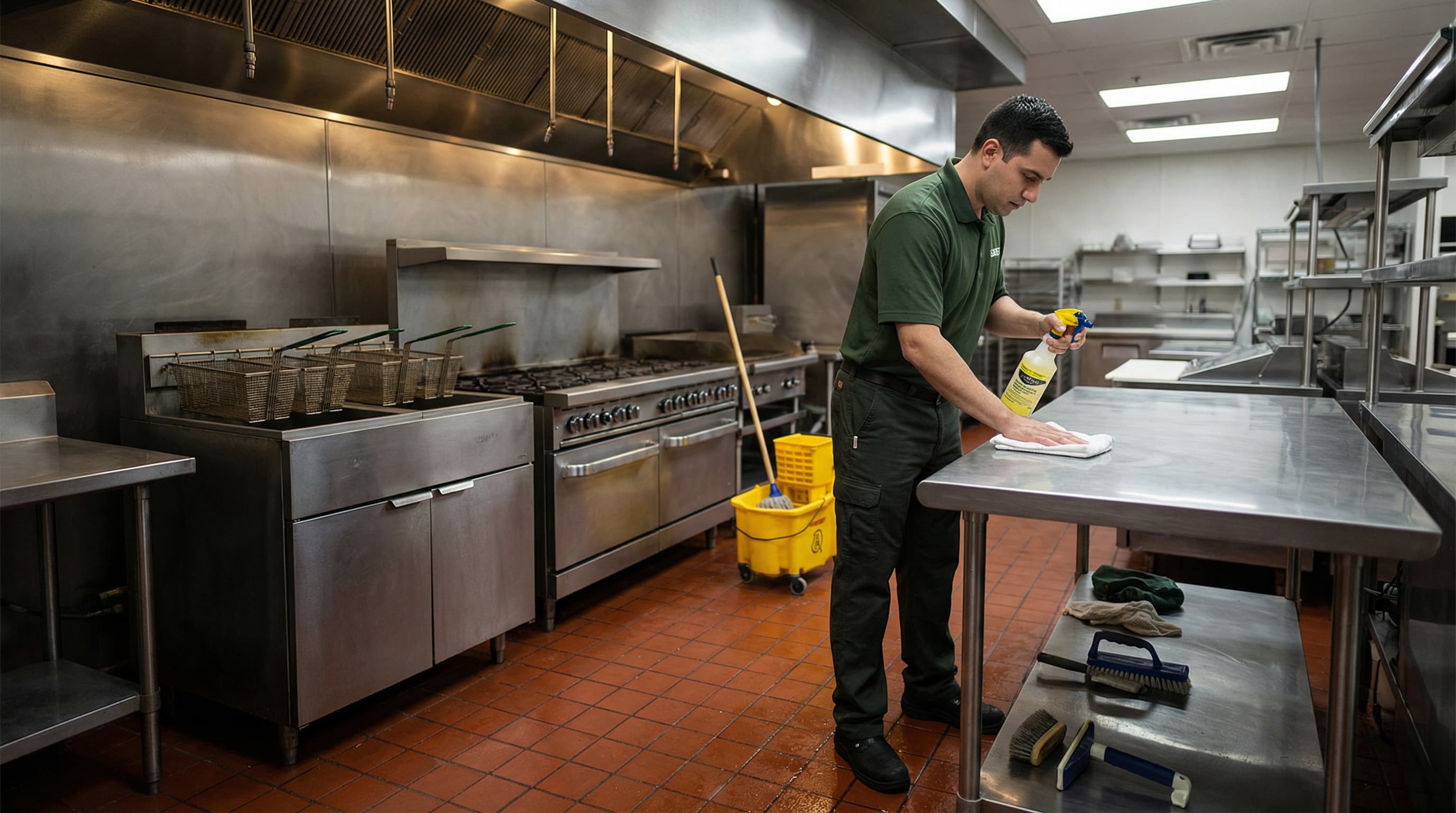 Professional restaurant kitchen cleaning services